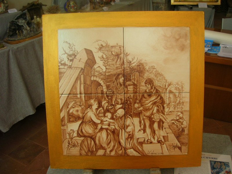 Damiana Ciferri - pannello in ceramica -.JPG